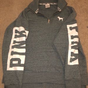 Victoria’s Secret pink quarter zip